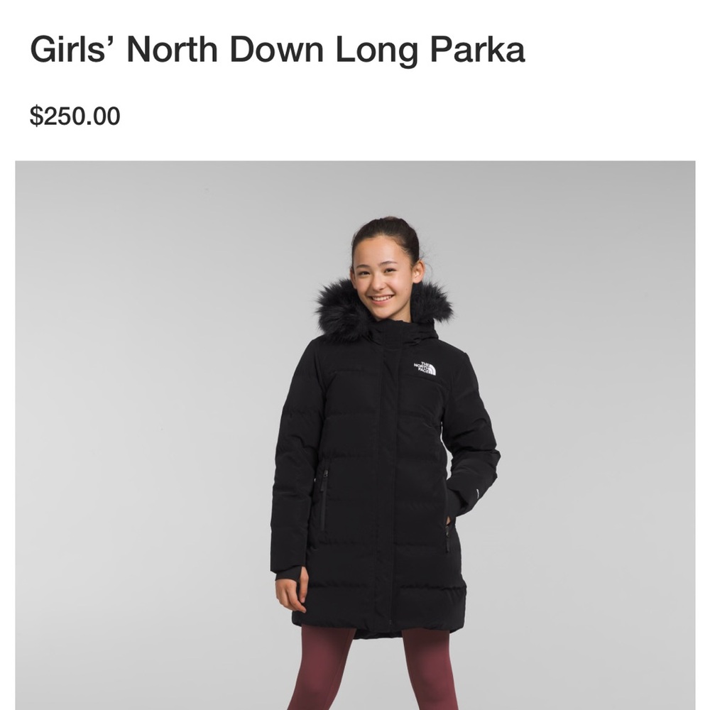 The North Face Black Parka with Fur Hood